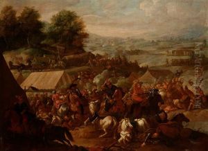 A Battle Between Turks And Christians