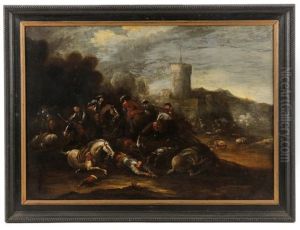 Battle Under The Turret by Jacques Courtois