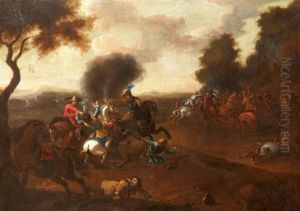 Combat De Cavalerie Ou Les Deux Coups De Pistolets