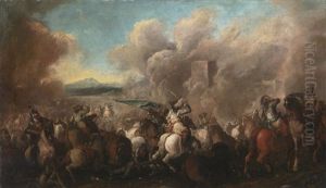 The Battle Of Podhajce by Jacques Courtois