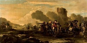 Escena De Batalla by Jacques Courtois