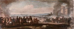 Battaglie (pair) by Jacques Courtois