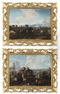 Battaglie (pair) by Jacques Courtois