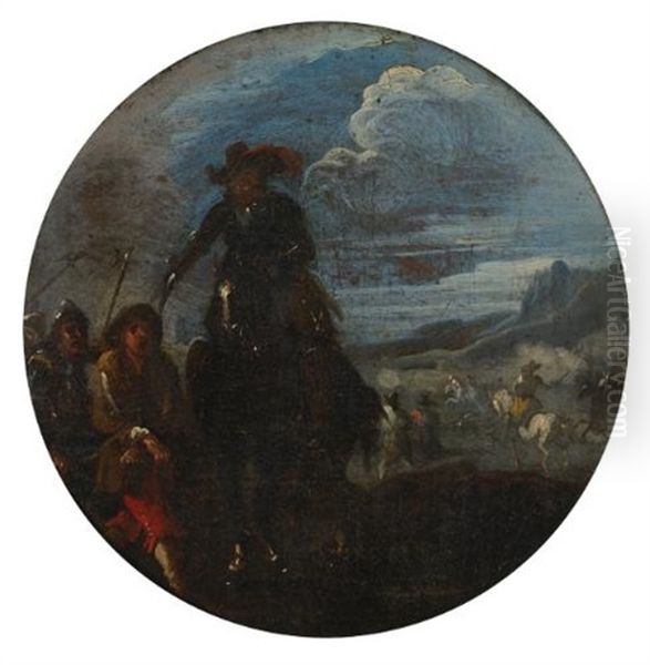 A Cavalier On Horseback - view 1