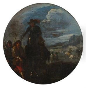 A Cavalier On Horseback by Jacques Courtois