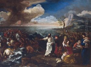 Der Durchzug Durch Das Rote Meer by Jacques Courtois