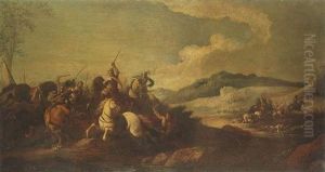 Schlachtenszene by Jacques Courtois