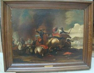 Choc De Cavalerie (pair) by Jacques Courtois