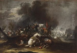 Schlachtszene by Jacques Courtois
