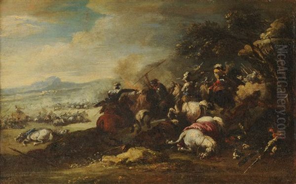 Battaglie Con Cavalieri (pair) - view 1