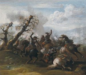 Reitergefecht (battaglia Di Cavallerie) by Jacques Courtois