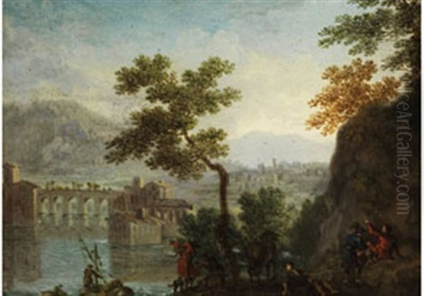 Landschaft Mit Flusslauf - view 1