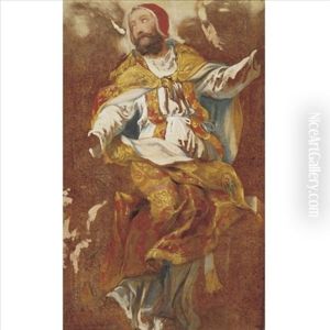 Study For A Figure Of A Pope