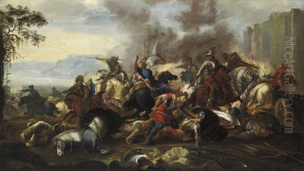 Reitergefecht Zwischen Kaiserlichen Und Turken - view 1
