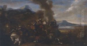 A Calvary Skirmish by Jacques Courtois