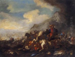 Battaglia Tra Cavallerie Cristiana E Turca