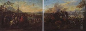Scene De Bataille by Jacques Courtois