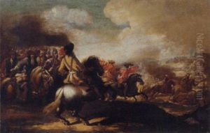 Cavalry Skirmish by Jacques Courtois