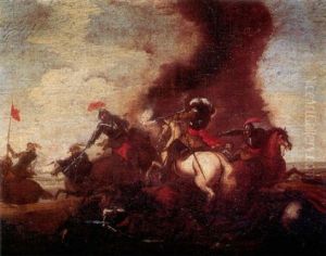 Escena De Batalla by Jacques Courtois
