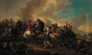 A Calvary Skirmish by Jacques Courtois