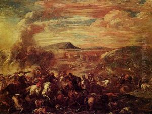 Scontro Di Cavalleria Tra Turchi E Cristiani
