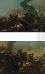 Cavalry Engagement by Jacques Courtois