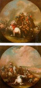 Cavalry Scene - The Thirty Years' War by Jacques Courtois