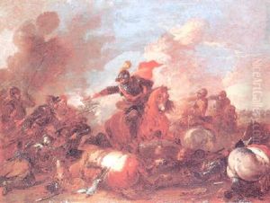 Escena De Batalla by Jacques Courtois