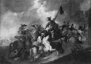 Reiterkampfszene Mit Mohr by Jacques Courtois