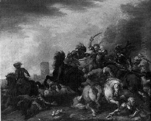 A Calvary Skirmish Between Turks And Christians
