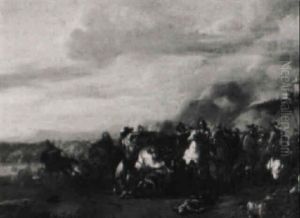 Reiterschlacht Im Dreisigjahrigen Krieg by Jacques Courtois