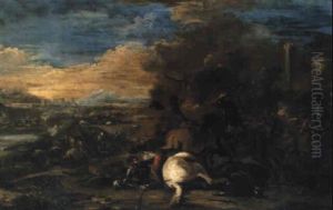 Scontro Di Cavalieri by Jacques Courtois