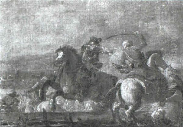 Battle Scenes Between Turks And Christians - view 1