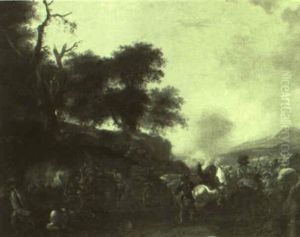 At Battle by Jacques Courtois