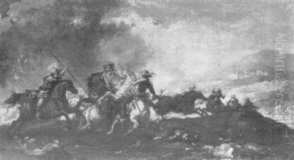A Military Encounter - view 1