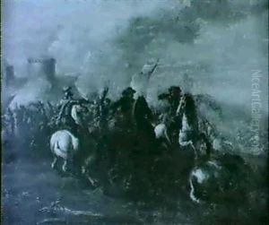 Scene De Bataille by Jacques Courtois