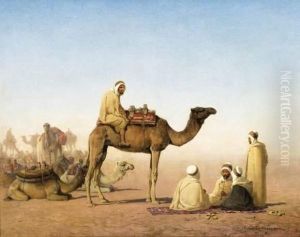 Le Campement Arabe. by Henrik Ankarcrona