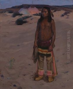 Klikitat Indian by Eanger Irving Couse