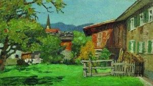 Bluhender Garten In Oberbayern by Eugen Ankelen
