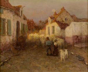 Street Scene, Etaples by Eanger Irving Couse