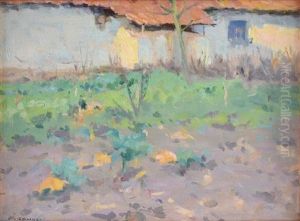 French Garden, Autumn by Eanger Irving Couse