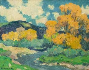 New Mexico Landscape by Eanger Irving Couse
