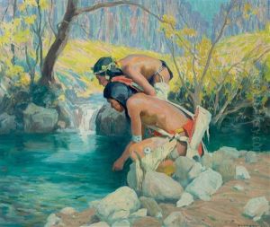 Trout Stream by Eanger Irving Couse