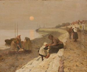 Fishing Scene by Eanger Irving Couse