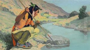 Spearing The Fish by Eanger Irving Couse