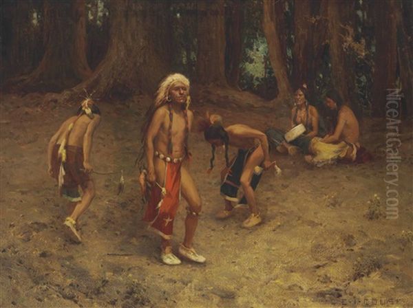 The War Dance by Eanger Irving Couse