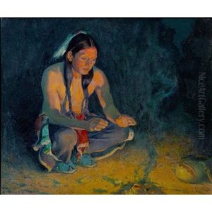 The Evening Camp by Eanger Irving Couse