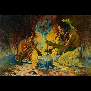 The Bead Maker by Eanger Irving Couse
