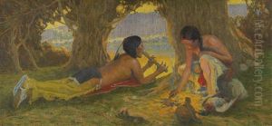 Decorative Panel by Eanger Irving Couse
