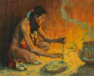 Drilling Turquoise by Eanger Irving Couse